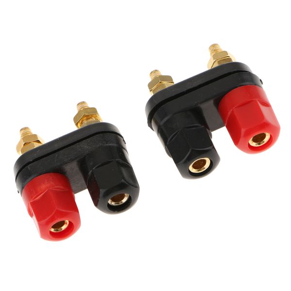 

2pcs 4мм banana разъем jack разъем binding speaker сообщение для усилителя терминала