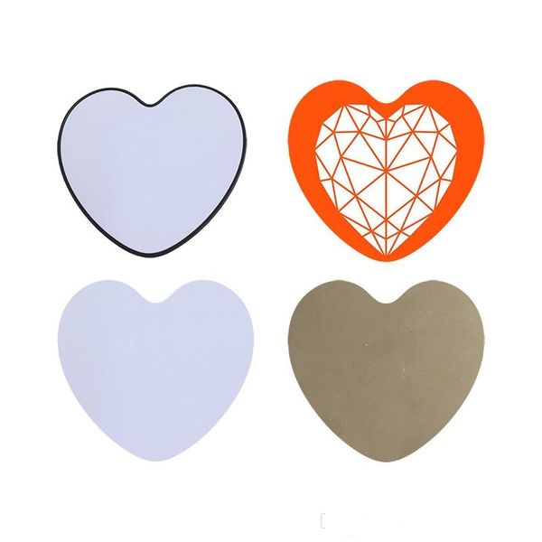 

fashion new arrival sublimation phone stand with metal plate heart shape heat transfer mobile phone stand