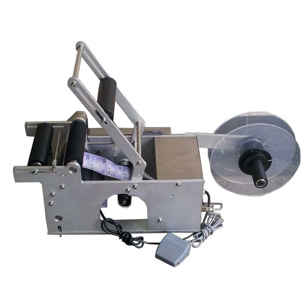 

mt-50 sticker semi automatic round bottle labeling machine for plastic