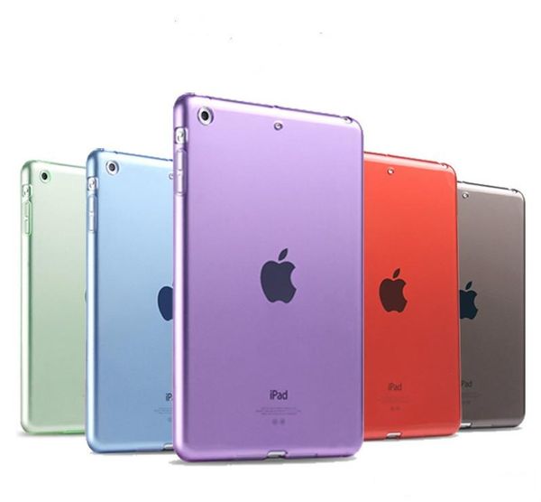 

candy color crystal clear transparent soft tpu protective back case cover for ipad 2 3 4 5 6 pro 9.7 new ipad 10.5 inch mini2 3 4