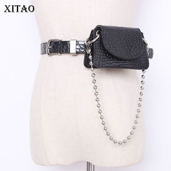 

xitao women fashion new cummerbunds 2020 spring leopard pu goddess fan casual minority minority loose cummerbunds zll4621, Black;brown