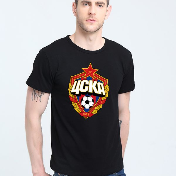 

the central cska moscow russia logo t-shirt lycra cotton men t shirt new design digital inkjet printing