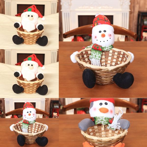 

christmas decorative basket box boxtable decoration children's candy basket christmas decorative large and small candy box w9nop