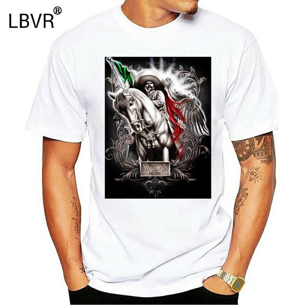 

funny t shirts summer fashion cotton style aztlan zapata's last ride mens graphic t shirt