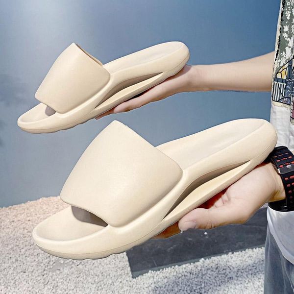 

kanye west slides slippers foam runner desert sand triple black bone white resin slide sandal mens slipper size 39-48