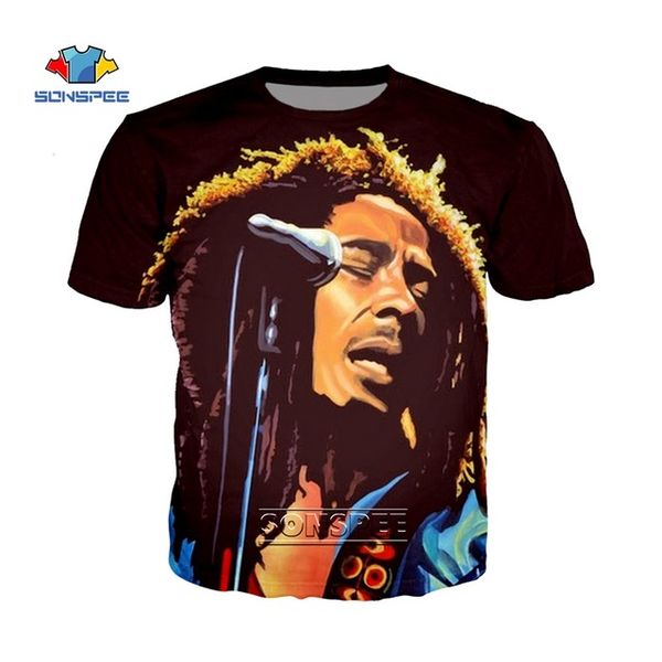 

summer singer bob marley pullover men 3d print shirts humor horror kawaii men clothing