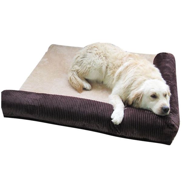 

dog bed for large dogs pet house sofa mat dogs beds winter kennel soft pet cat house blanket cushion for husky labrador-coffee