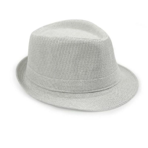 

ladies men summer beach hats sun straw jazz panama caps, Blue;gray