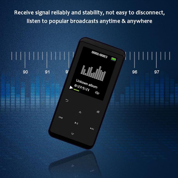 

bluetooth mp3-плеер портативный music radio lossless с tf слот для карты 16gb