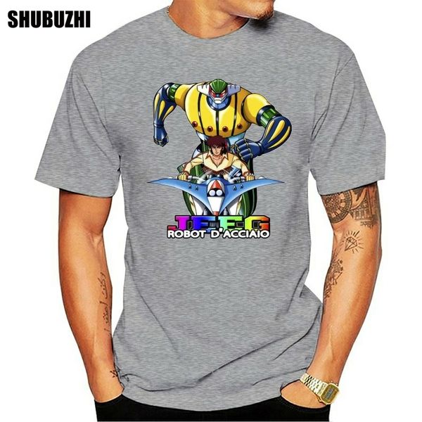 

jeeg robot cartoon years 80 t-shirt for men and child colorful tee shirt cotton tshirt men summer fashion t-shirt euro size