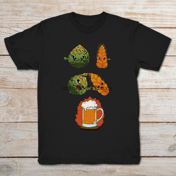

brand strawberry buckwheat beer 2019 summer men short sleeve t-shirt