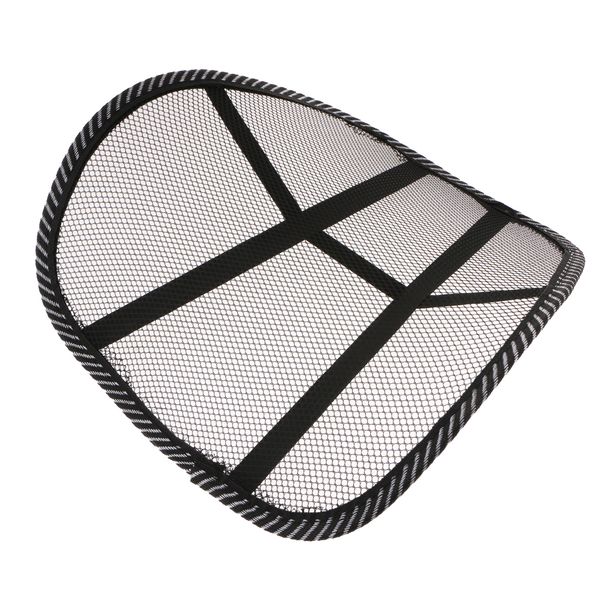

universal car home office cool vent cushion mesh backrest back lumbar support protection