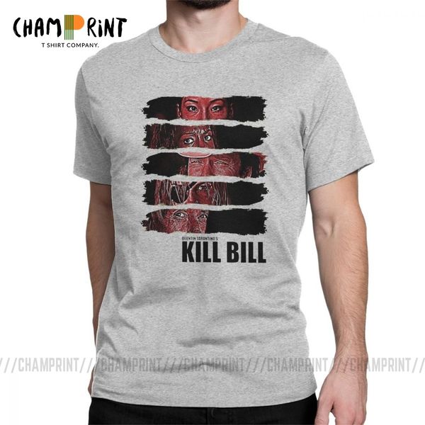 

leisure kill bill movie poster graphic t-shirt for men round neck 100% cotton t shirts short sleeve tees party
