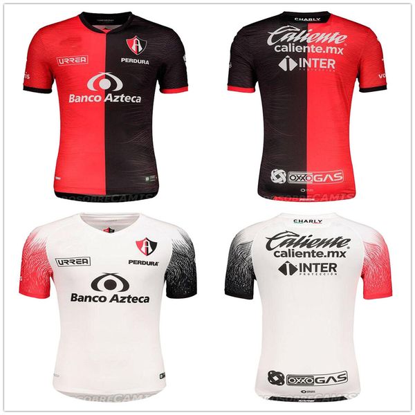 

2020 2021 club fc atlas soccer jersey 20 21 home red j.barraza .caballero r.marquez soccer shirt away white football uniform, Black;yellow