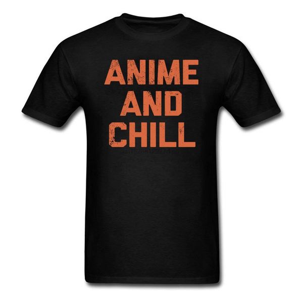 

bbhappiness mens anime and chill round neck loose casual tshirt