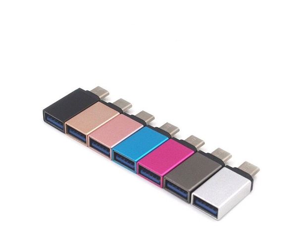 

usb 3.0 to usb 3.1 type c otg adapter male to female adapter otg converter 8 colors otg function for phone samsung motorola lg sony htc
