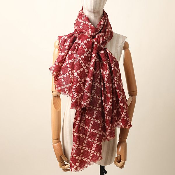 

popular type 100% wool scarf shawl women winter fashion scarves wraps cape 205x100cm, Blue;gray