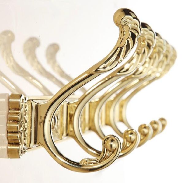 

золото банный халат vintage robe элегантный hook mounted set hardware row color аксессуары ha крючки wall комната 26k одежда hat hook pbafq
