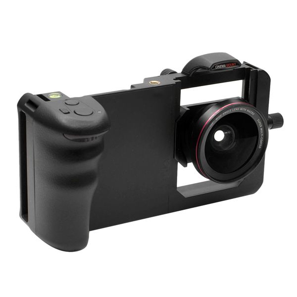 

2-in-1 wide angle lens macro lens pgraphy kit phone stabilizer gimbal holder