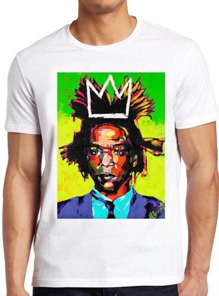 

jean michel basquiat t shirt graffiti artist art vintage cool gift tee fashion mens tee shirt clothing