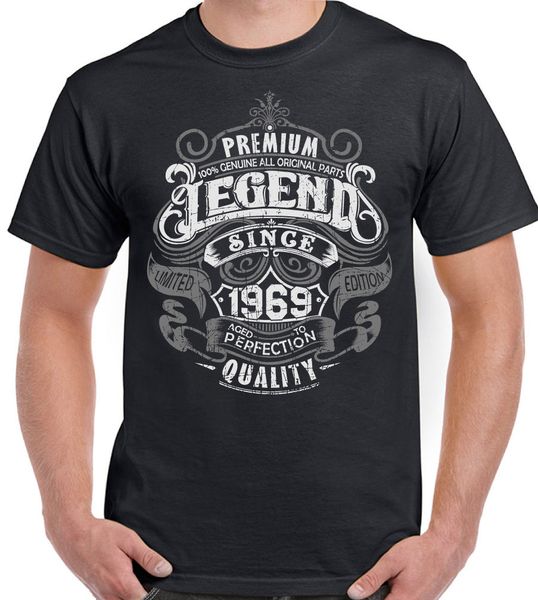 

premium legend since 1969 50th birthday mens funny t-shirt 50 year old new 2020 fashion men's tees casual tee