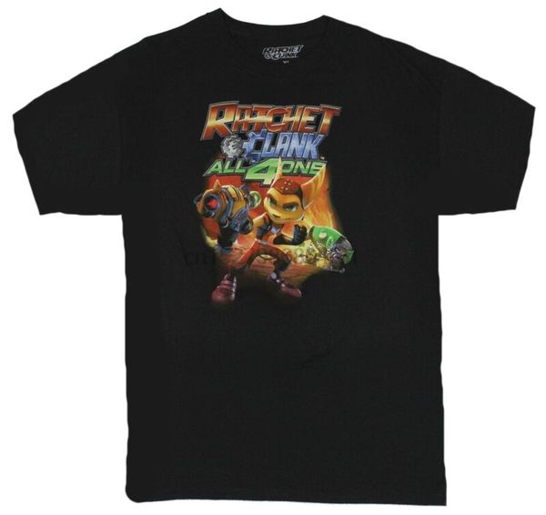 

ratchet and clank mens t-shirt - all 4 one box art image