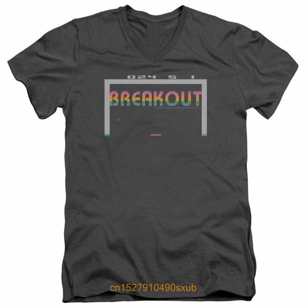 

men tshirt atari o-neck shirt breakout 2600 charcoal t-shirt