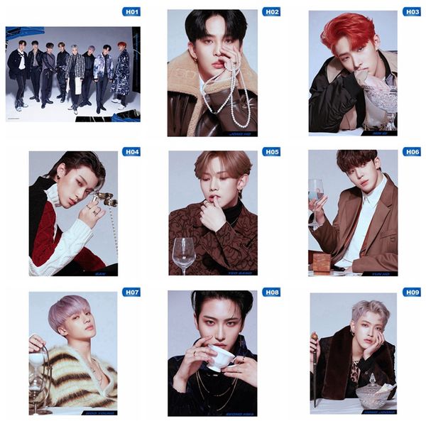 

poster hd printed home decoration painting kpop ateez pictures wall art modern nordic style poster for living room