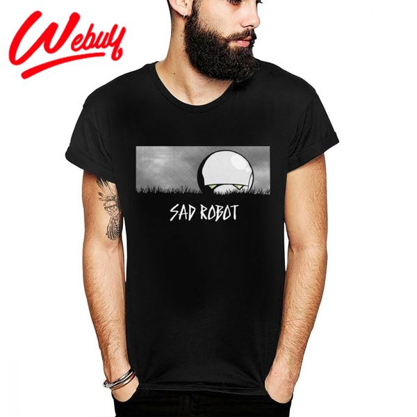 

hitchhikers guide to the galaxy t shirt marvin robot don't panic t-shirt 100% soft cotton tee shirt streetwear