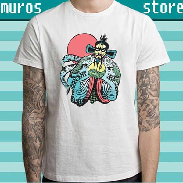 

fu manchu big trouble in little china movie men white t-shirt