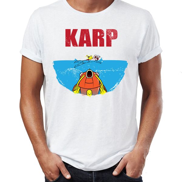 

men's t shirt karp movie jaw parody artsy awesome artwork printed tee