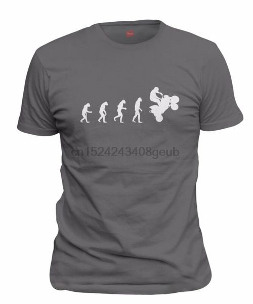 

men's evolution of man to atv rider t-shirt quad off road vehicle tee s&h