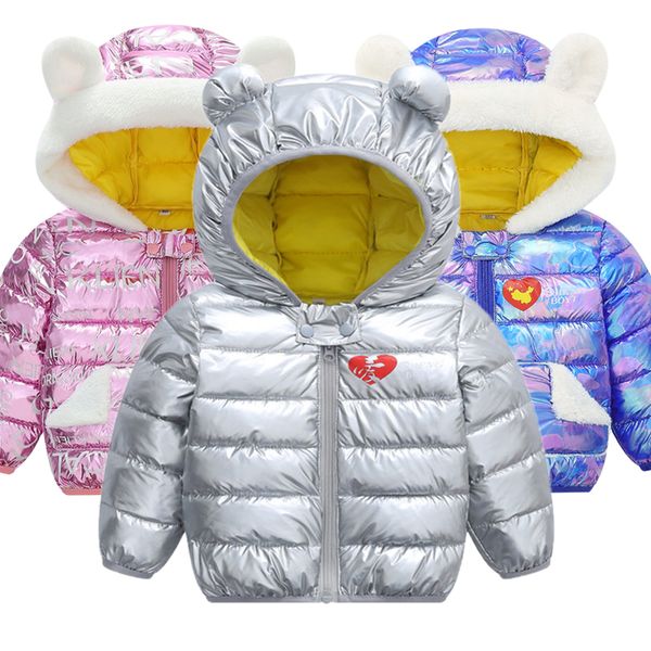 

baby coat boys winter jackets for children autumn outerwear fashion bright hooded infant coats newborn clothes kids snowsuit, Blue;gray