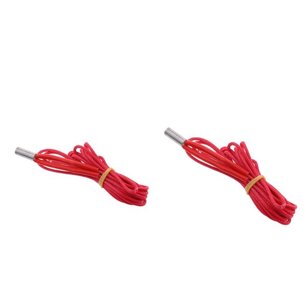 

2x 24v 40w 6*15mm single end cartridge heater heating tube 1m for 3d printer