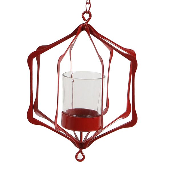 

chain hanging tealight candle holder for wedding banquet decor gift