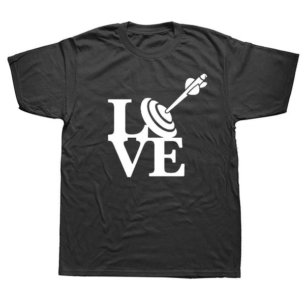 

любовь archery t shirt men tee весёлые рубашки хлопка с коротким рукавом лук и стрелка футболки футболки топы
