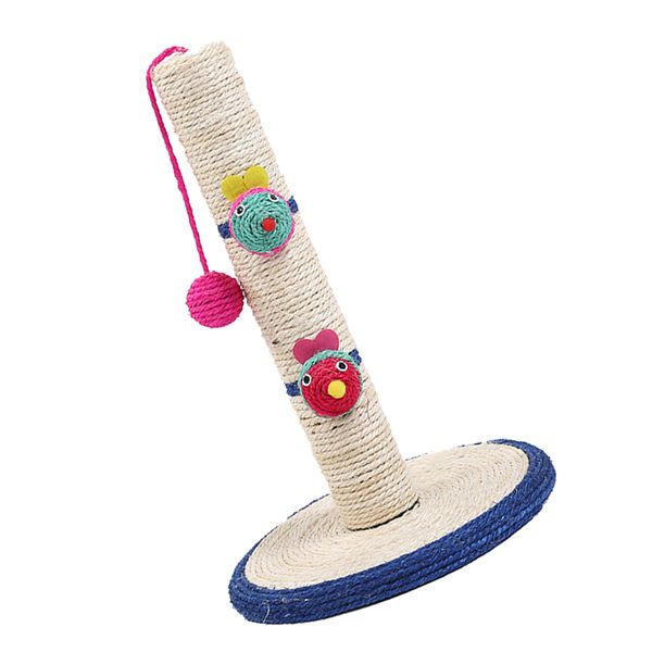 

sisal durable pet cat kittens toys safe scratch board with hanging ball