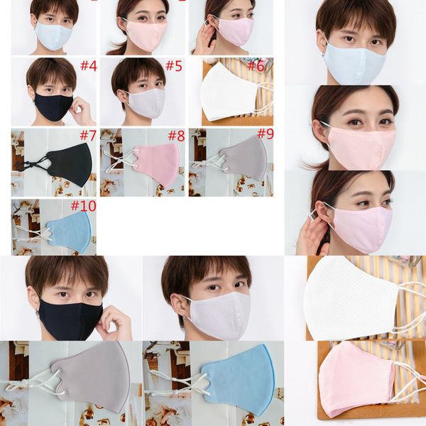 

face mask silk summe ice ladies anti dust uv-proof face masks women washable breathable pr 5bxe