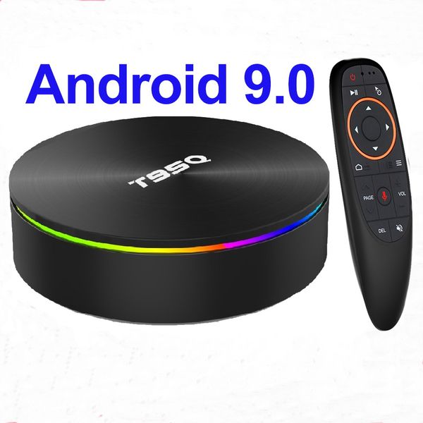 

t95q 4k android tv box android9.0 4gb ram 32gb rom amlogic s905x3 2.4&5g wifi bt4.1 usb 3.0 h.265