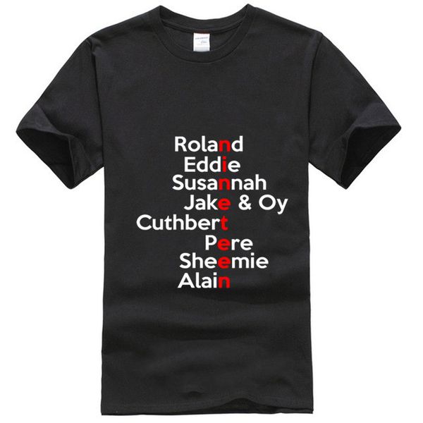 

roland ka tet gunslingers nineteen number 19 the dark tower t shirts 2019 summer men short