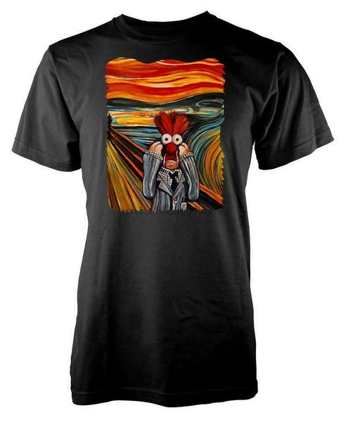 

the scream the muppet show beaker meep retro t-shirt tee shirt big tall