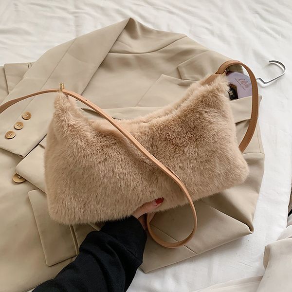 

высокое качество малый искусственного меха женщин сумки повелительниц плеча crossbody мешок конструктора вскользь женщина кошельки сумка сум