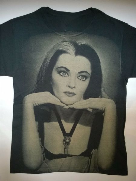 

lily t-shirt munsters the addams morticia family goth horror classic sitcom tv for youth middle-age the old