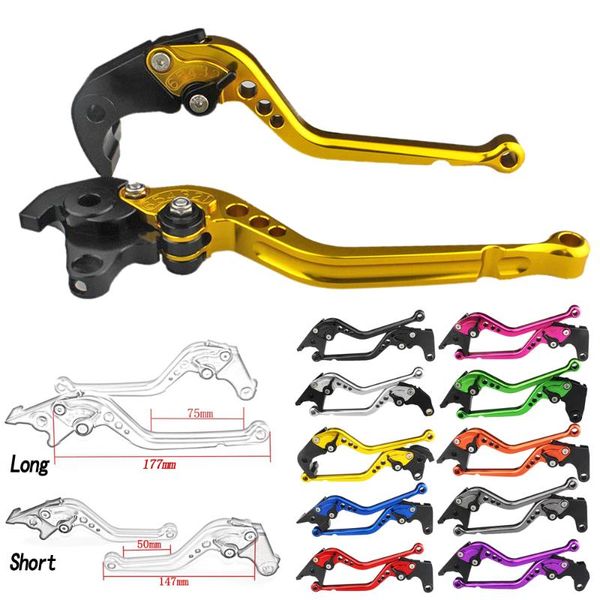 

short & long motorcycle cnc adjustable brake clutch levers for ninja 250r 2008 2009 2010 2011 2012 z250 2013-2014