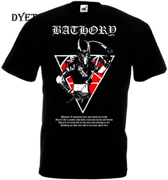 

bathory v9 t-shirt black metal trash all sizes fashion t shirt hipster cool cotton shirts wholesale tee