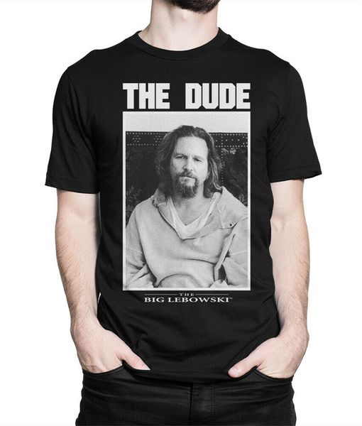 

большой лебовски чувак t-shirt джефф бриджес graphic tee summer o шеи топы футболочку