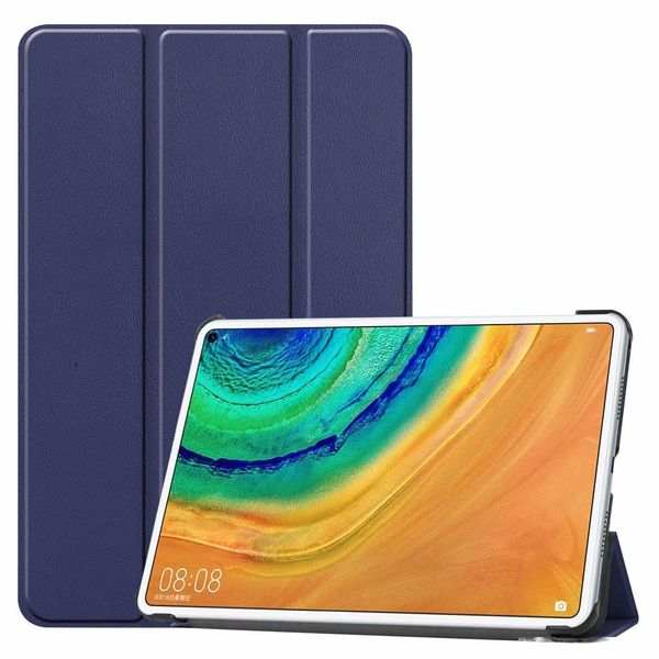 

magnetic trifold leather case tablet folio 3 fold for huawei mediapad t5 10 m5 lite 10 m6 10.8 2019 matepad pro 10.8 20pcs/lot