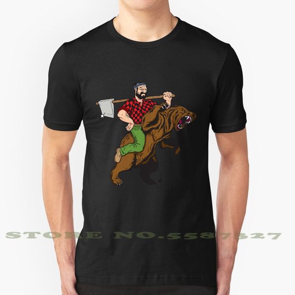 

absurdly rugged cool design trendy t-shirt tee lumberjack rugged manly man axe bear fierce danger dangerous beard ride absurd