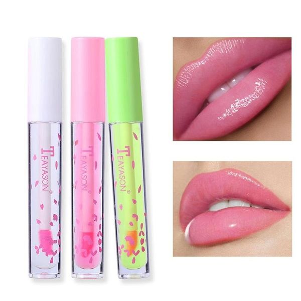 

aloe vera plant transparent color changing lip tint jasmine peach lip gloss lips makeup moisturizer nutritious liquid lipstick