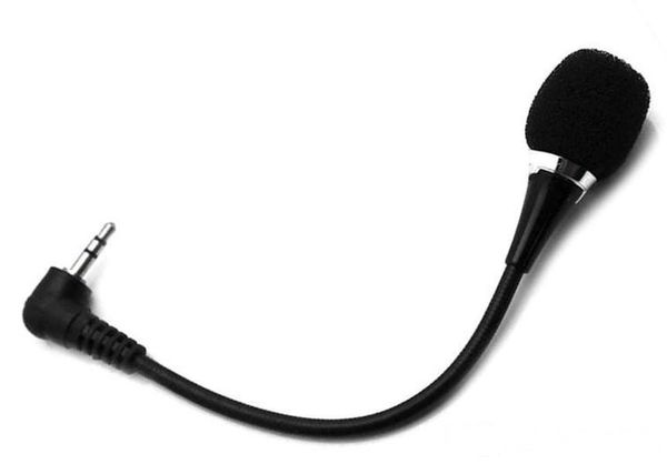 

new 3.5mm mini portable flexible pc microphone for lappc computer llfa